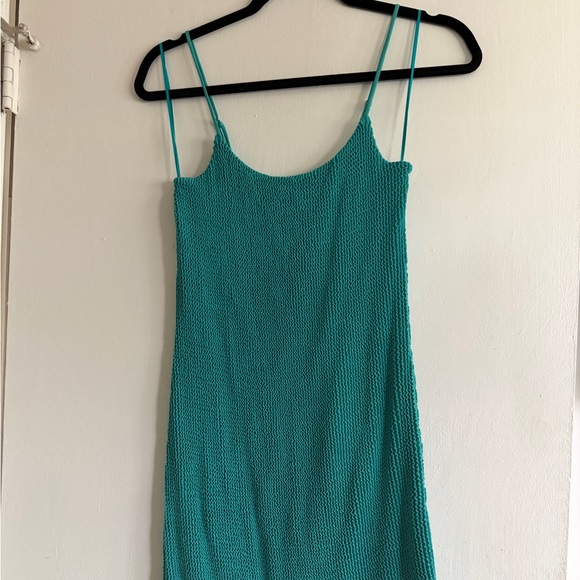 Z Supply Teal Knit Dress - Picture 1 of 5